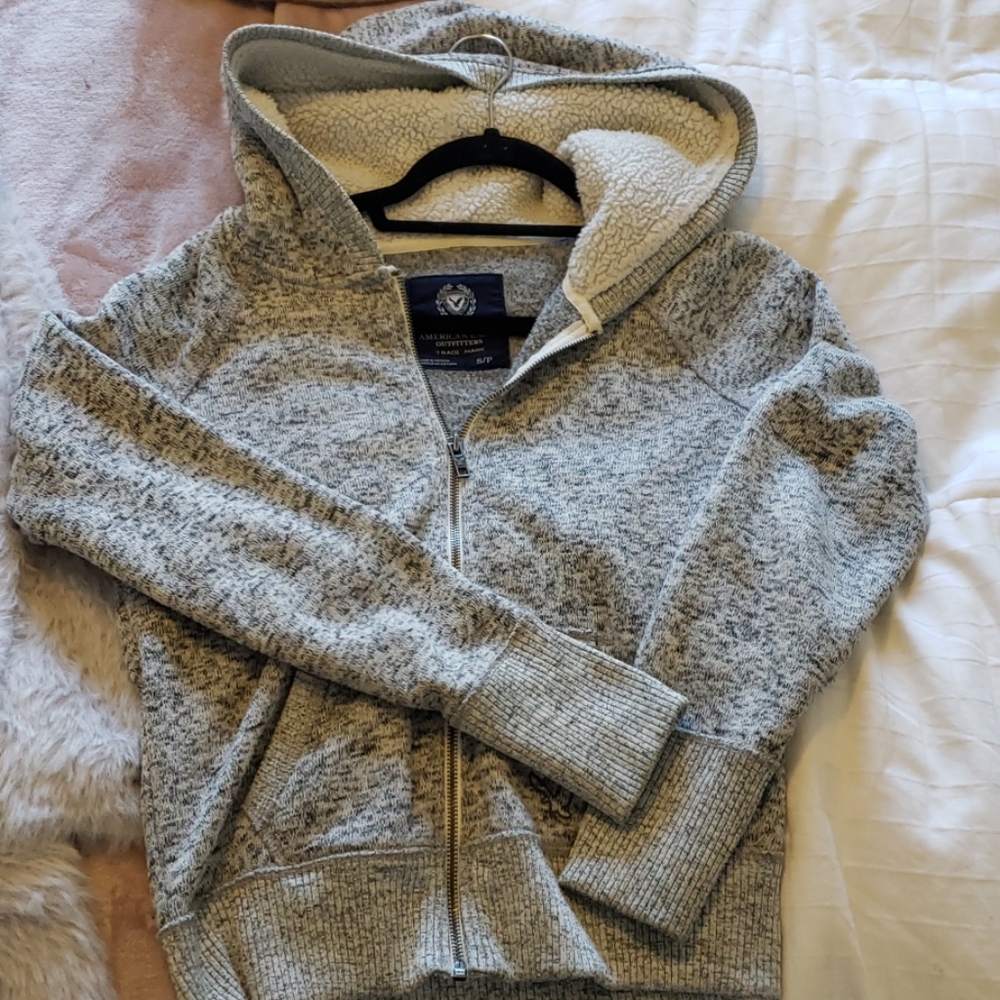 American Eagle Outfitters Terry Zip Hoodie